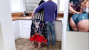 Stepmom loves to cuddle and gets a dick in the ass for it