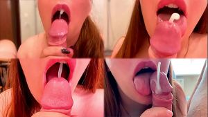 Juicy Compilation of Amateur Creampies in the Mouth!