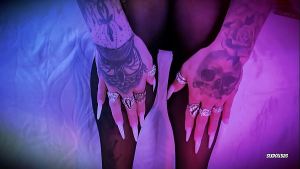 Watch what my Foot does to you! Hot candle wax