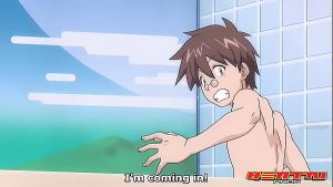 Hentai tenant fucks hot redhead and landlord