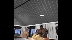 big duane brown’s 4way with cheerleaders