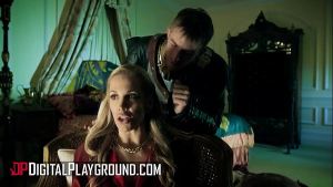 DIGITALPLAYGROUND – Game Of Moans! Rebecca More Indulges In A 3some In Her Royal Chamber With Her Stepbrother & Tina Kay