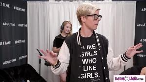 Kenna James n Octavia Red have enough time for a QUICK LICK