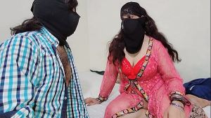 Bv ki Hijab ma rough Gaand Chudai k maja aa gya, Indian Couple Latest Anal Sex in Clear Hindi