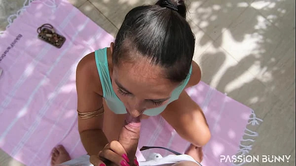 Wrong delivery finished with nice blowjob and public fuck – SHORT VERSION