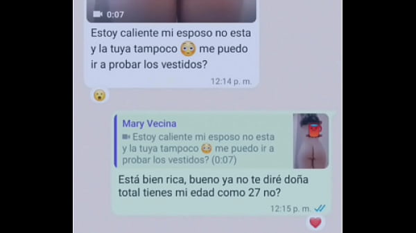DOÑA MARY SE PONE MUY CALIENTE Y ME ENVIA FOTOS EN CACHETEROS