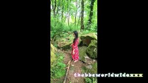 W Asian Spinner Gets Caught Fucking BBC in the Wilderness