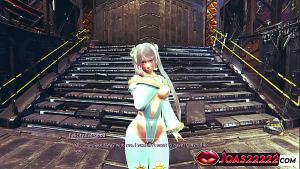 Hot Blue Hair Princess Anime Teen Girl With Pierced Nipples – Kissing, Masturbation Teasing & Intense Pussy Fingering POV With Licking Her Pink Pussy With Squirt At The End