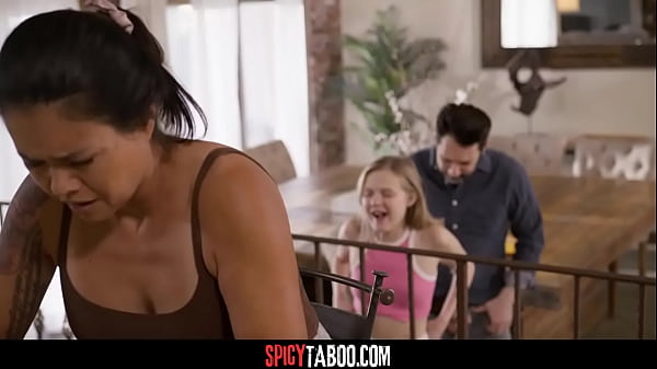 Cheating Husband Got Caught By His Asian Wife Fucking Petite Teen