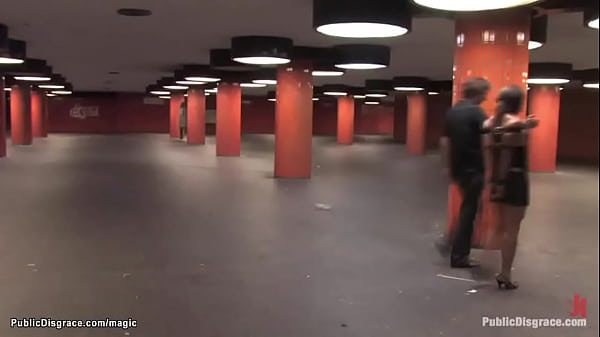 Czech babe exposed and fucked in public