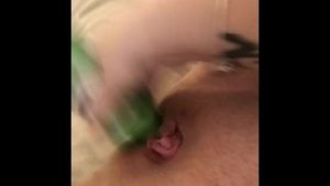 Bbw Masturbation With a  Bottle