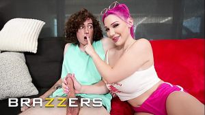 BRAZZERS – Jodie’s Sizable Package Is Exactly What Slutty Pink-Haired Beauty Lily Lou Needs To Get Satisfied