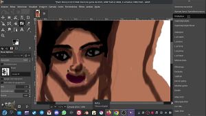 Draw hot pussy in Gimp in Digital Painting Hentai