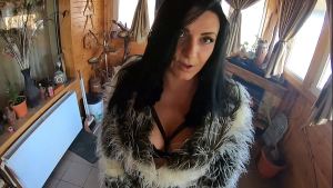 Deep-throat, cum play and camel-toe- leather and fur fetih 255-preview