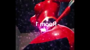 [Elastigirl? But Make It Crimson Coil ] Auburn Temptress in Red Rubber Radiance #AIGirl #ElasticEnchant #SuperSizzle