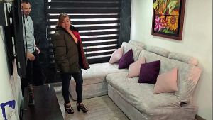 Latina Hot Wife Gets Hard Fucked in Doggystyle, Gives Deep Blowjob and Swallows Cum