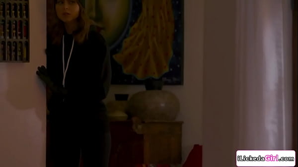 Lesbian babe wants gf to roleplay as thug before they fuck