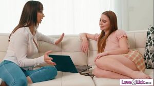 Stepdaughter cannot concentrate with her stepmoms boobs out