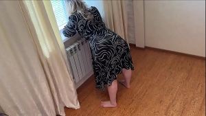 stepson persuaded mature stepmom to blowjob and anal sex