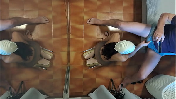 Preview – Milf in pantyhose and high heels gives a blowjob on her knees with cum swallowing