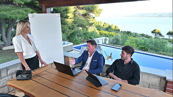 Seductive Babe Shalina Devine Treats New Client To An Intense DP Threesome With Her Assistant GP3325