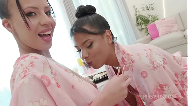 The Puke Geisha’s starring Elisa Santos and Ob Slave a Intense Scene Doing Anal, Drinking and Piss