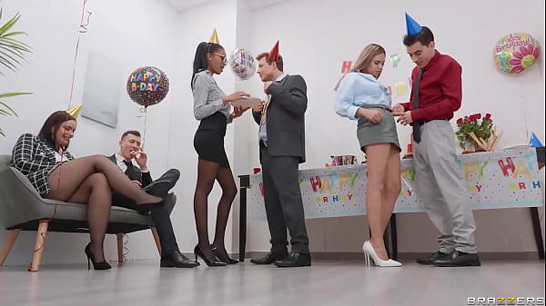 Workplace Pussy Party – Tina Fire, Irina Cage / Brazzers  / stream full from www.brazzers.promo/place