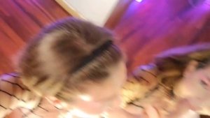 Cumming dildo blows massive loads all over huge tit whore