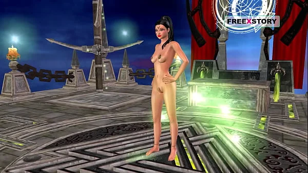 An animate cartoon porn video of an Indian teen girl giving sexy positions