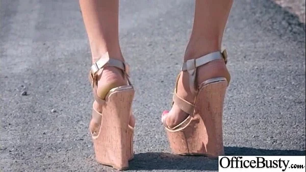 Office Girl (Alix Lynx) With Big Round Melon Tits Like Sex mov-05