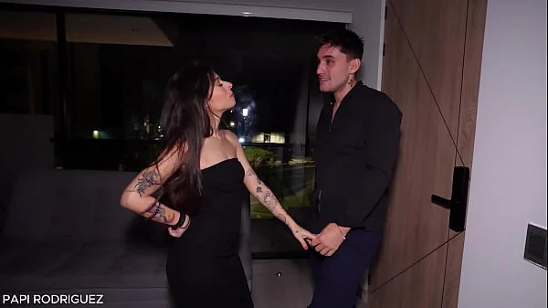 Skinny teen love anal sex, amazing gape with big dick