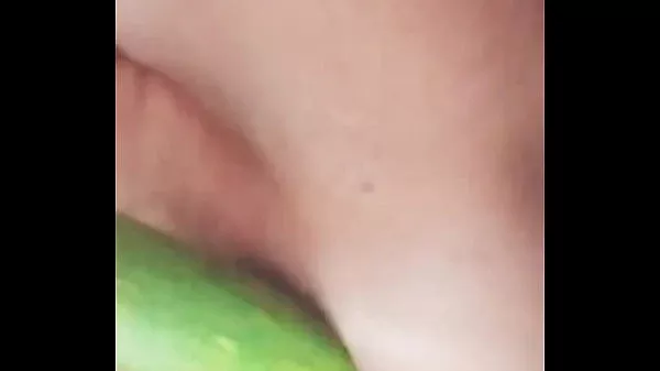 Sister bath time fuck pussy with Sponge gourd
