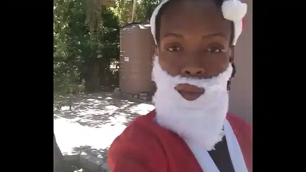 Black Ebony Merry :Xmas to you all! video message