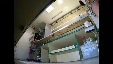 Hot and dumb girl in mini skirt and sexy panties secretly upskirted at work by her naughty boss – voyeur pov