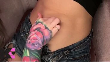 Lesbian Belly Button Binge: Rimming & Fingering