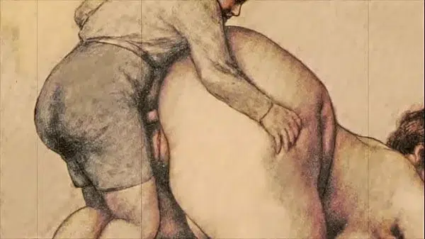 vintage erotic drawings