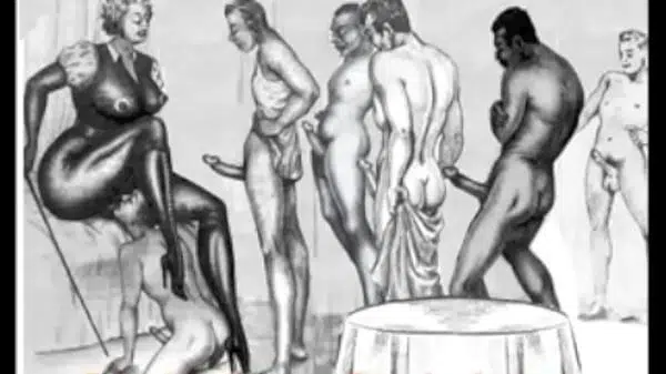 vintage erotic drawings