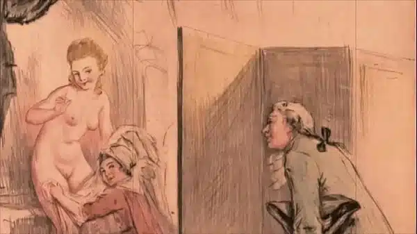 vintage erotic drawings