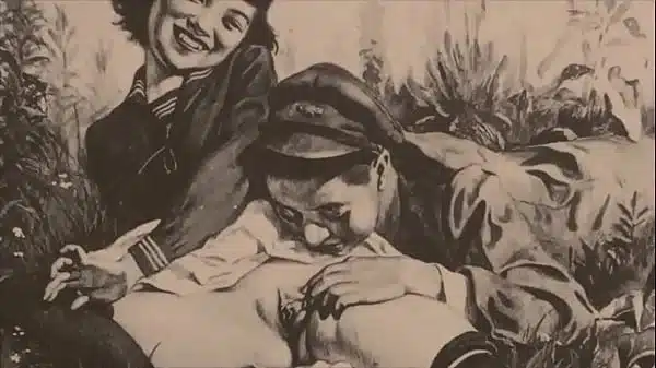 vintage erotic illustration