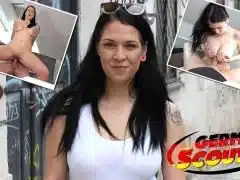 Castingagent poppt dunkelhaarige Fotze aus Deutschland