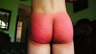 Daddy spanks teen bubble butts