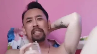 French Asian Playing Verbal With Fleshlight