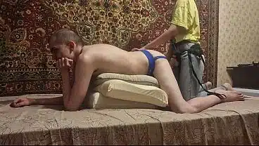 Girl pegging man amateur homemade