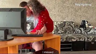 Horny GF Fucks BF’s Best Friend Right Behind His Back While He Games – Anal   Creampie