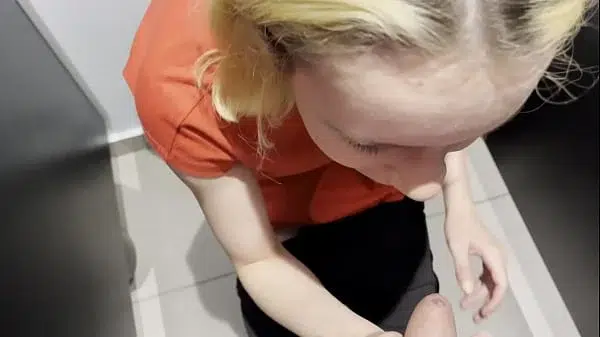 Rough sex with random girl at the public toilet for money teaser
