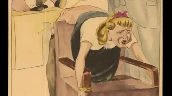 vintage erotic drawing