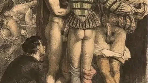 vintage erotic drawings