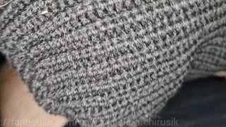 A trucker on the highway in women’s underpants decided to try himself again as a road slut completel