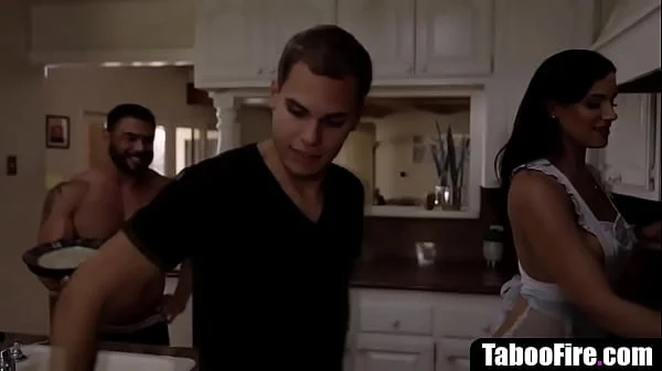 Bisexual couple host foreign exchange student