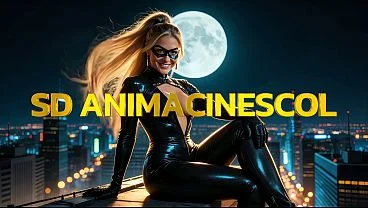 Black Cat Thief: She Steals Jewelry and Fucks on Rooftops — AI Porn Spanish Audio
